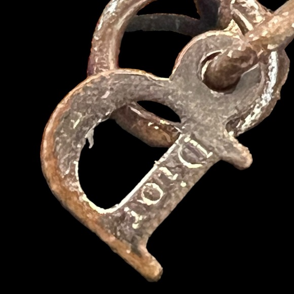 RARE Dior Vintage Logo Spellout Necklace - Picture 6 of 12